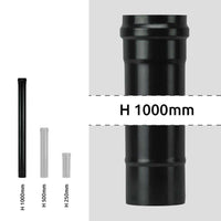 TUBO PER STUFE A PELLET 'LIGHT' Ø 100x1000 mm - SAVE