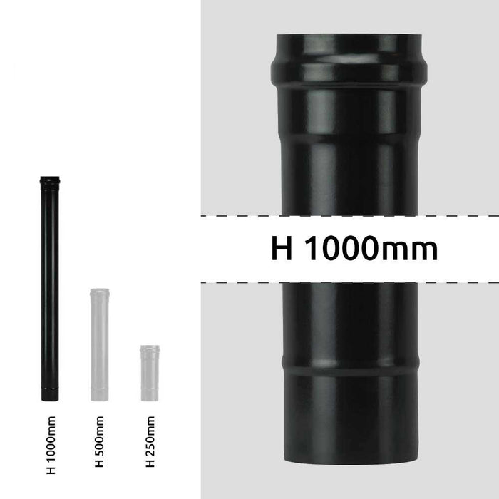 TUBO PER STUFE A PELLET 'LIGHT' Ø 100x1000 mm - SAVE