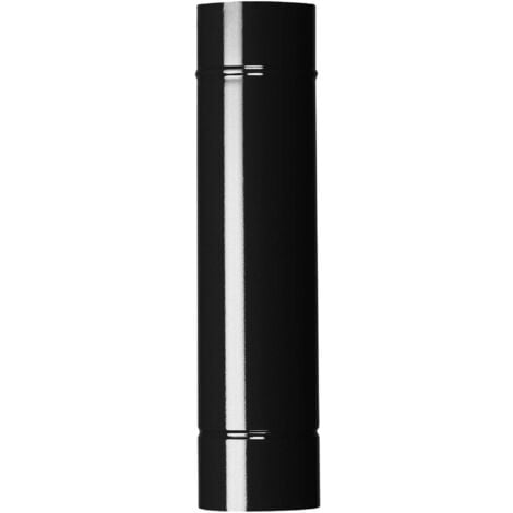 TUBO SMALTATO PER STUFA A LEGNA 'CLASSIC' Ø 100 mm - 50 cm - Col. nero - SAVE