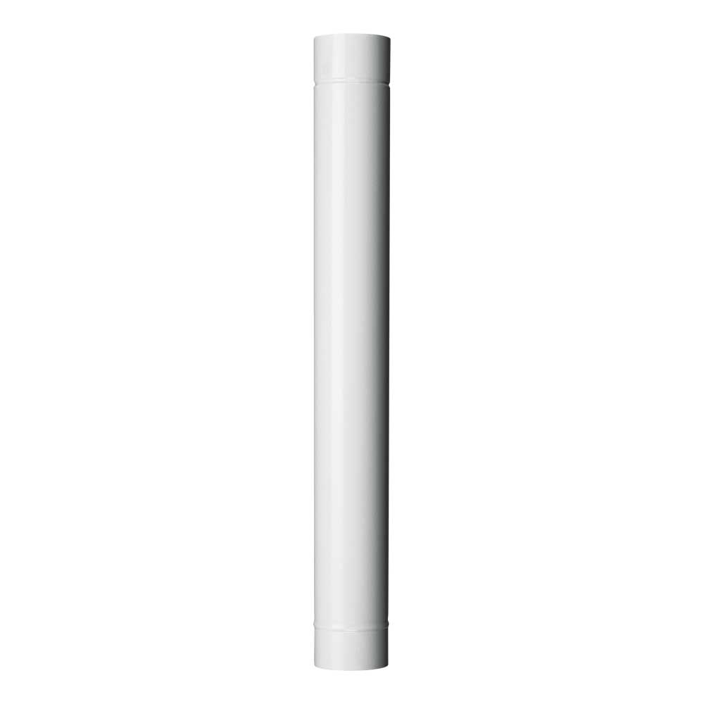 TUBO SMALTATO PER STUFA A LEGNA 'CLASSIC' Ø 120 mm - 100 cm - Col. bianco - SAVE