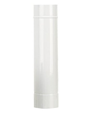 TUBO SMALTATO PER STUFA A LEGNA 'CLASSIC' Ø 100 mm - 50 cm - Col. bianco - SAVE