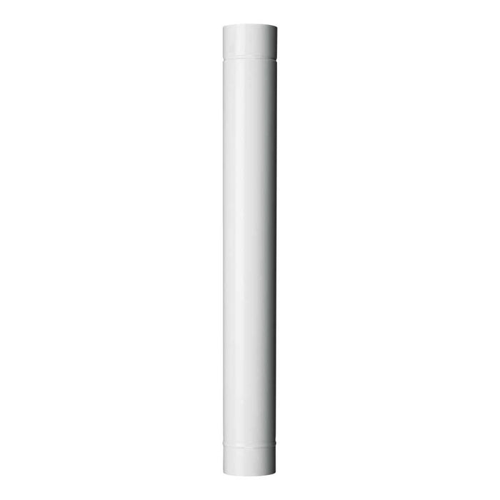 TUBO SMALTATO PER STUFA A LEGNA 'CLASSIC' Ø 80 mm - 100 cm - Col. bianco - SAVE