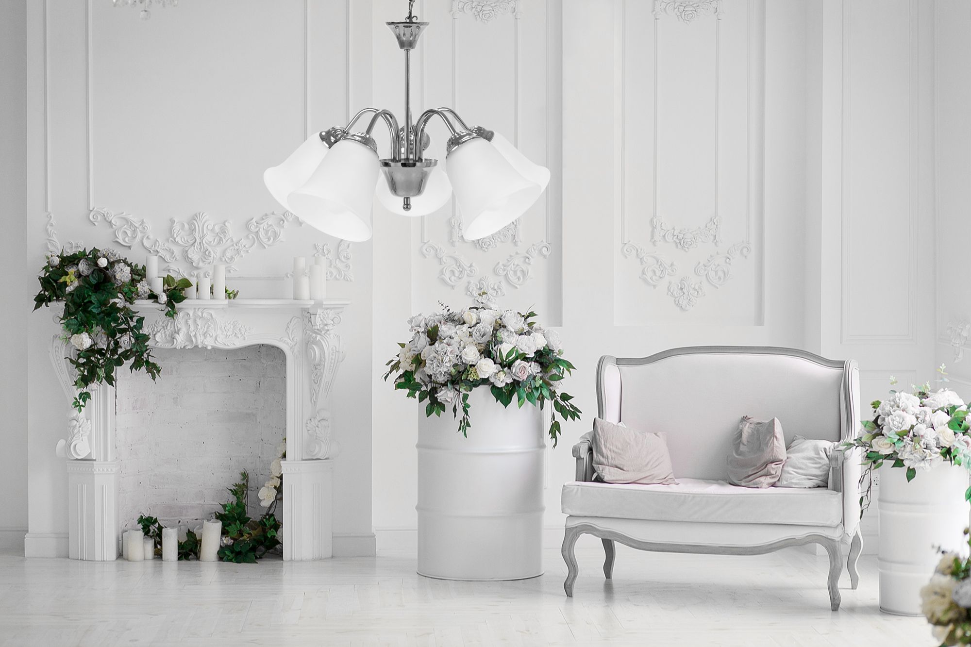 Lampada Vintage APP960-5CP Chrom