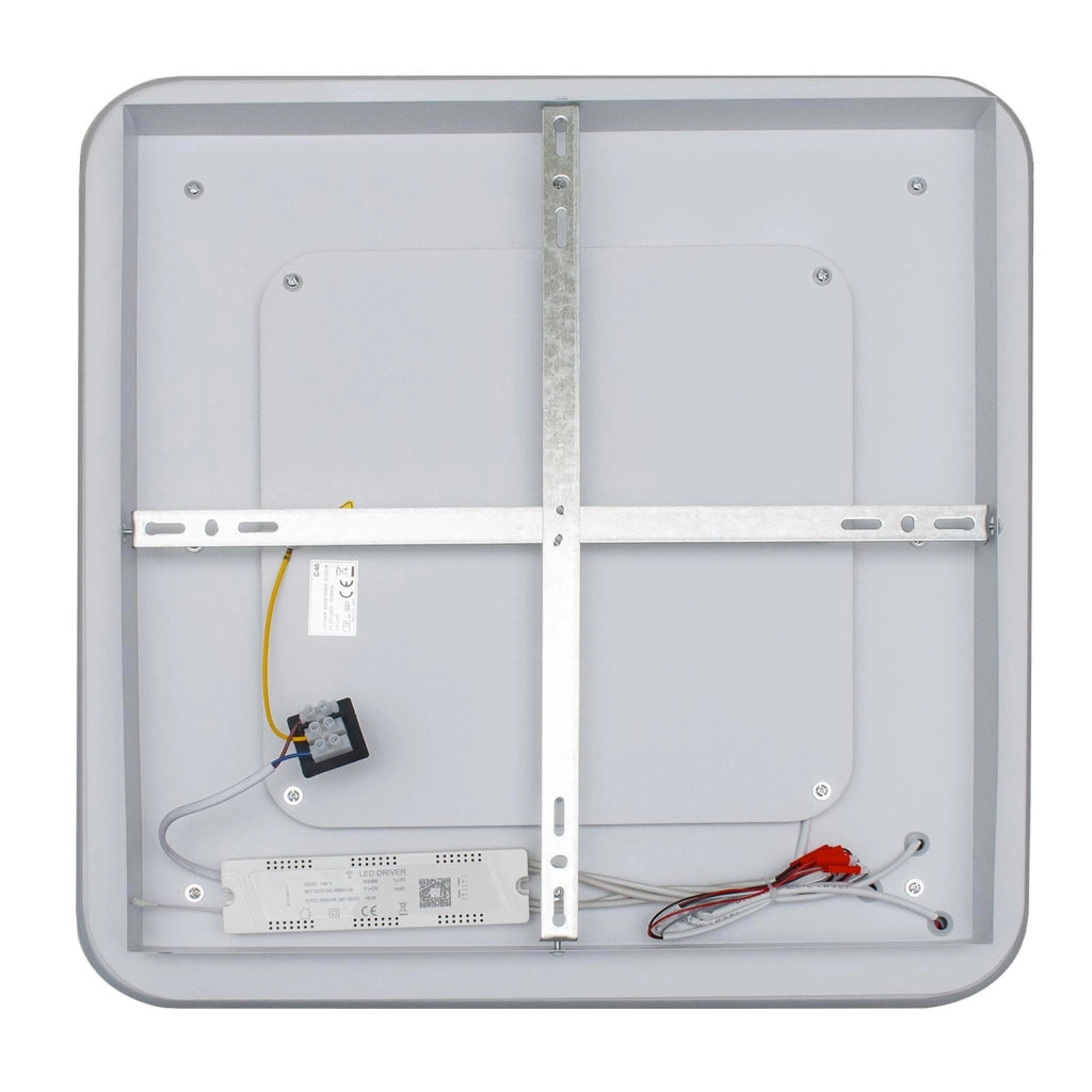 Plafoniera moderna LED 64W design geometrico lampada BLUETOOTH 3 step luce camera da letto ufficio con telecomando