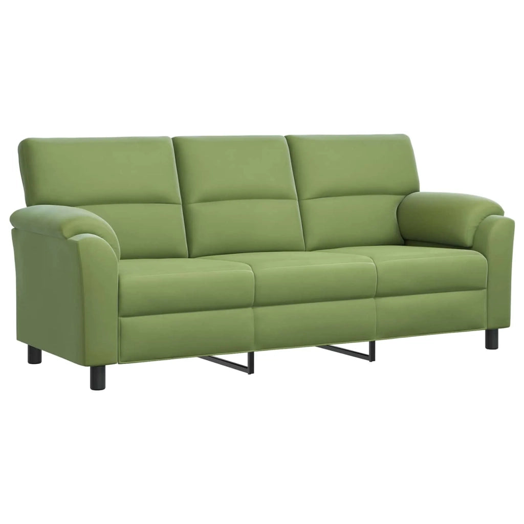 Set di divani 2 pcs Verde chiaro Velluto 3430451