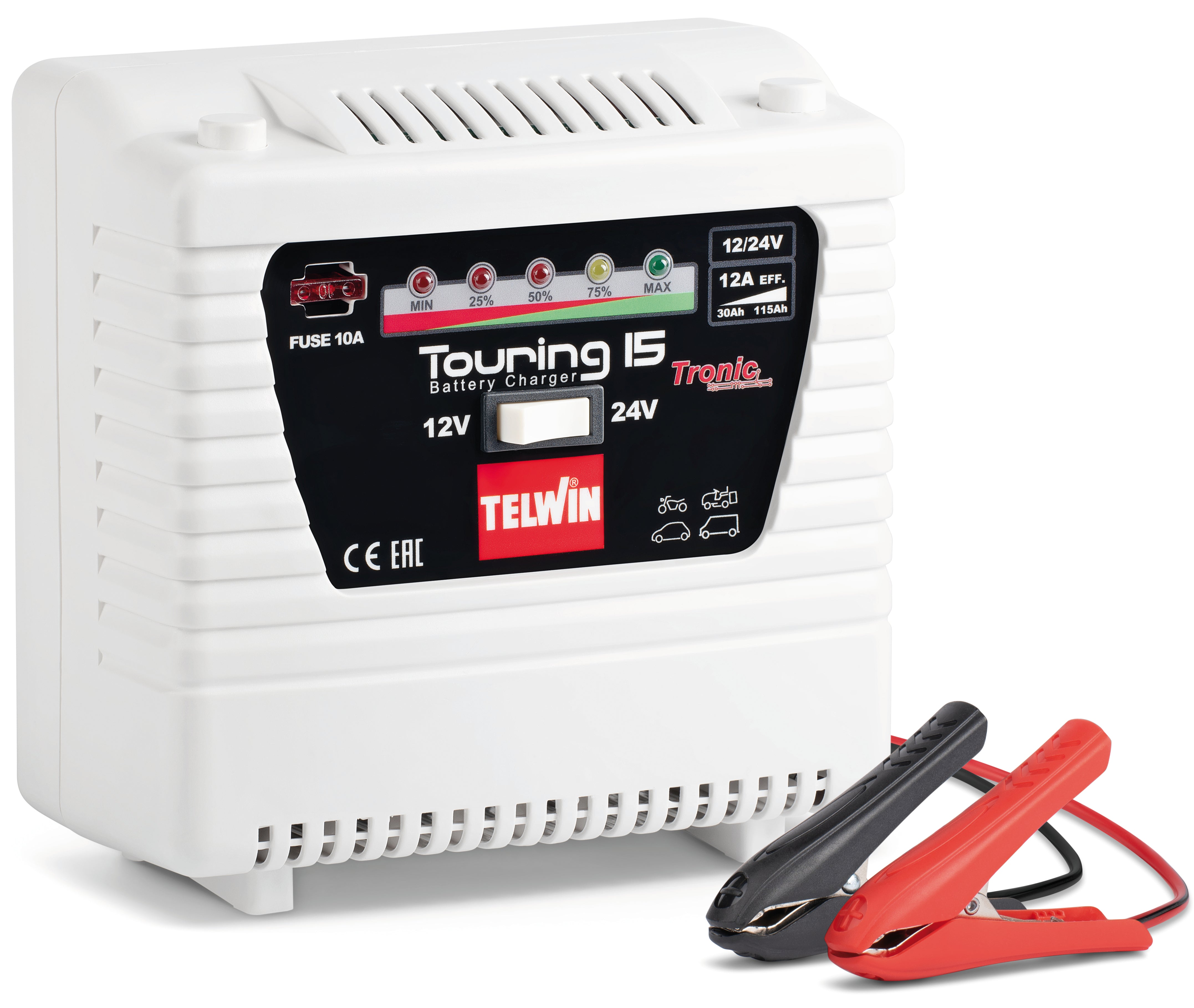 Telwin CARICABATTERIE TOURING 15 - 130 W