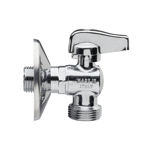 RUBINETTO A SFERA PER LAVATRICE LEVA CROMATA- 1/2 x 3/4- RB- pezzi 1