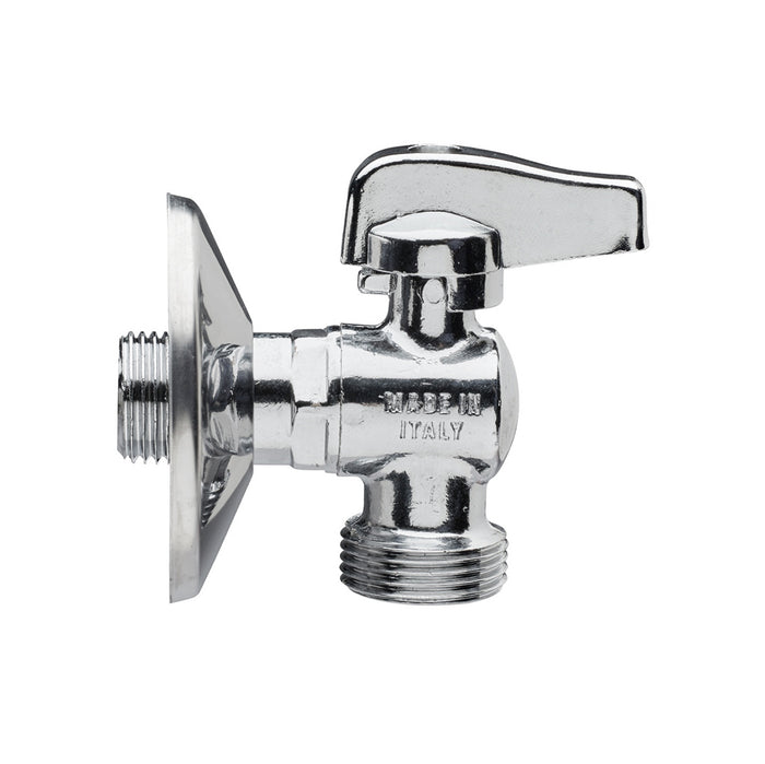 RUBINETTO A SFERA PER LAVATRICE LEVA CROMATA- 1/2 x 3/4- RB- pezzi 1