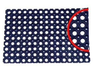 ZERBINO GOMMA COMPONIBILE- - cm.80x120 - 1 pezzi XTRA