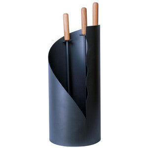 C SET ATTREZZI CAMINO C/CONTENITORE 4 PZ- 1,0 pz