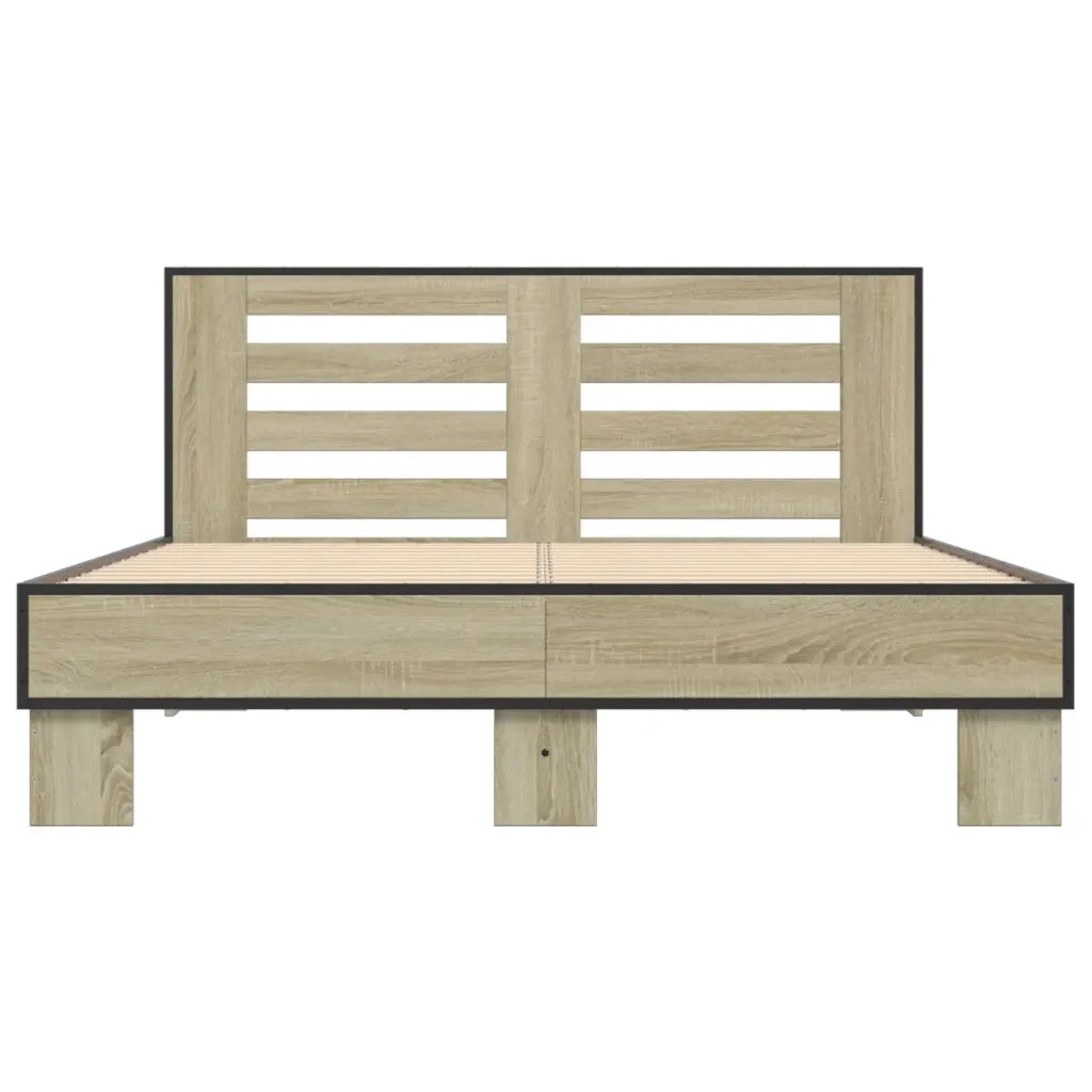 Giroletto Rovere Sonoma 140x200 cm in Legno Multistrato Metallo 3280103