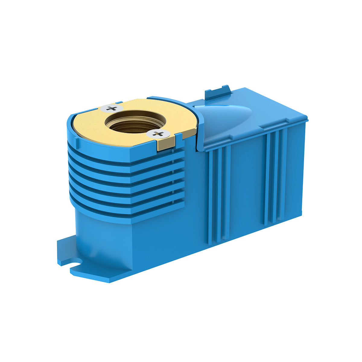 RACCORDO SCATOLATO SOTTO TRACCIA IKARO BLU- Diam.  20 x 1/2- IKARO- pezzi 1