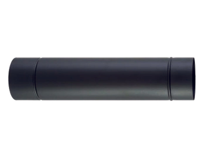 TUBO SMALTATO PER STUFE cm 100 ø 15 nero opaco  - SAVE