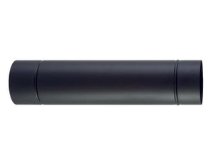 TUBO SMALTATO PER STUFE cm 100 ø 12 nero opaco  - SAVE