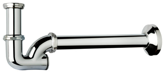 Sifone a colonna in ottone cromato senza piletta per lavabo 1 1/4 x 32 TEA