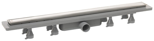 Canalina doccia sifonata in ABS con griglia piastrellabile in acciaio inox regolabile modello Nanoflow 700 mm TEA