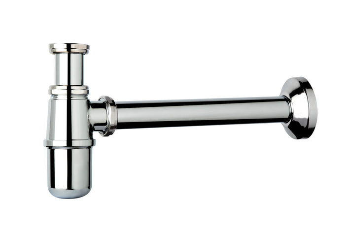 Sifone a bottiglia in ottone cromato senza piletta per lavabo 1”×ø26 TEA