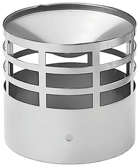 TERMINALE DI SCARICO PER TUBI IN ACCIAIO INOX Ø cm. 8