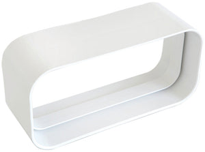 GIUNTO ORIZZONTALE F/F PER AERAZIONE CANALIZZATA mm. 150X70, col. Bianco