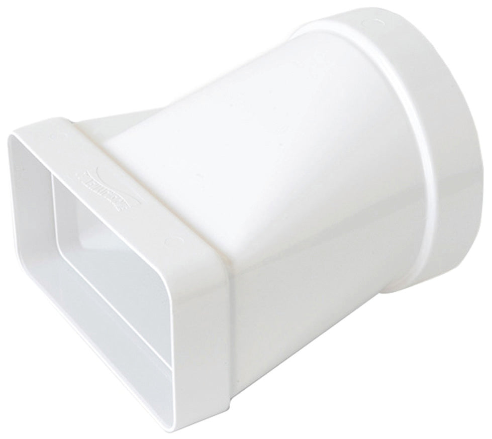 GIUNTO ORIZZONTALE F/F PER AERAZIONE CANALIZZATA mm. 100/120X60, col. Bianco