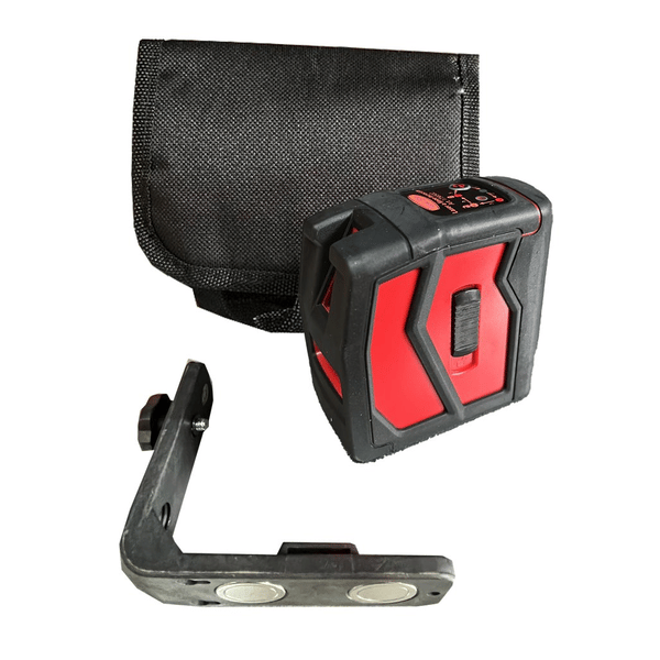 LIVELLO LASER IDEAL STAR 2 LINEE Col. rosso, portata fino a 15mt - IDEAL STAR