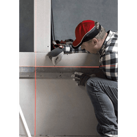 LIVELLO LASER IDEAL STAR 2 LINEE Col. rosso, portata fino a 15mt - IDEAL STAR