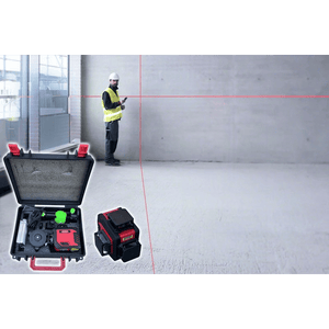 LIVELLO LASER IDEAL STAR 3 linee verdi, portata fino a 40mt - IDEAL STAR