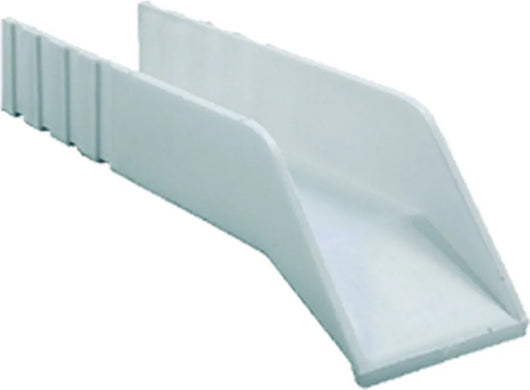 GOCCIOLATOIO PER BALCONI IN PLASTICA 25x8 cm - Bianco