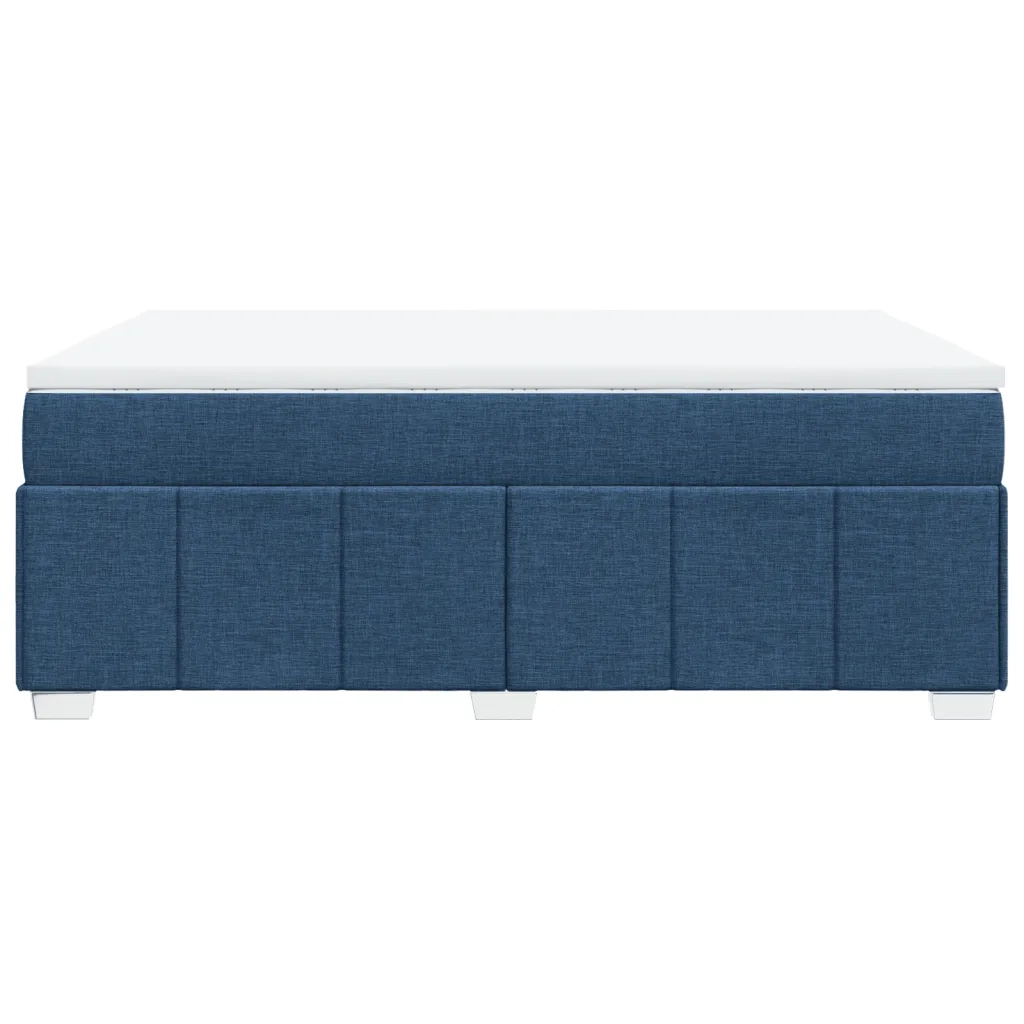 Giroletto a Molle con Materasso Blu 140x200 cm in Tessuto 3285483