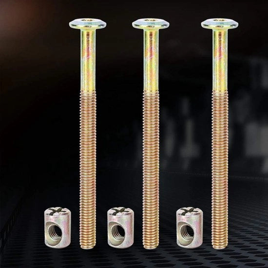 Viti per mobili 40 mm - 10 pezzi - Acciaio inossidabile/Zinco - Pozidrive - Unione di legno - Duraturo/Resistente alla ruggine - Materiale per mobili
