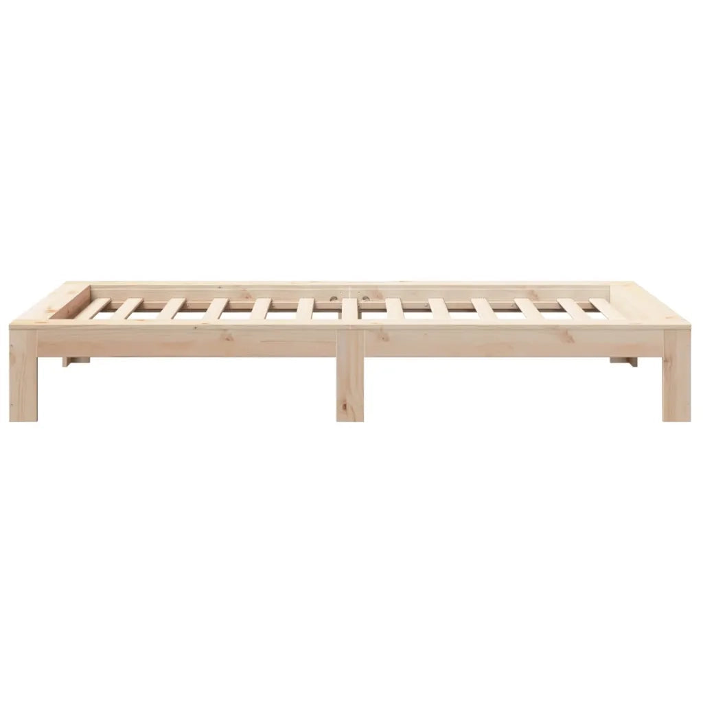 Letto senza Materasso 75x190 cm in Legno Massello Pino 855340