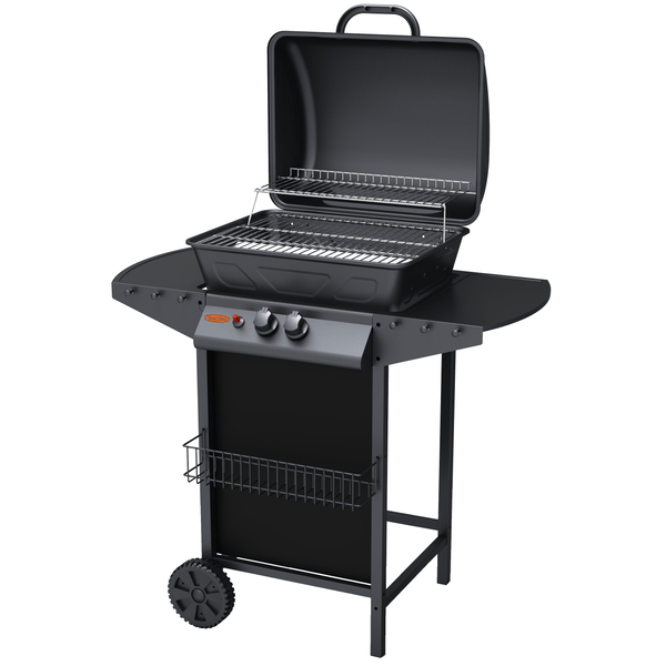 BARBECUE A GAS DUE FUOCHI IDEAL STAR cm 91,3x46x102h - IDEAL STAR