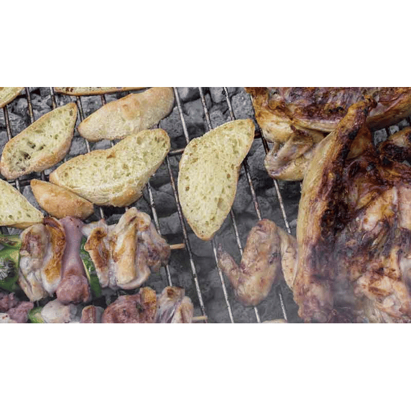 BARBECUE A GAS DUE FUOCHI IDEAL STAR cm 91,3x46x102h - IDEAL STAR