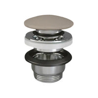 PILETTA LAVABO CLICK CLACK FEELING SENZA TROPPO PIENO- Tappo Cappuccino Opaco- RAK- pezzi 1