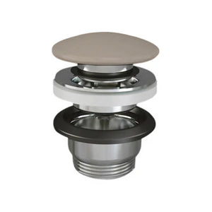 PILETTA LAVABO CLICK CLACK FEELING SENZA TROPPO PIENO- Tappo Cappuccino Opaco- RAK- pezzi 1