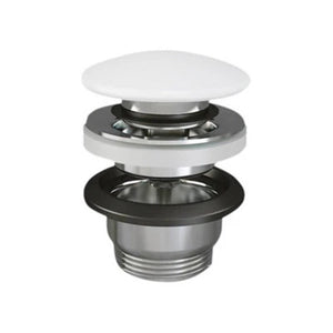 PILETTA LAVABO CLICK CLACK FEELING SENZA TROPPO PIENO- Tappo Bianco Opaco- RAK- pezzi 1