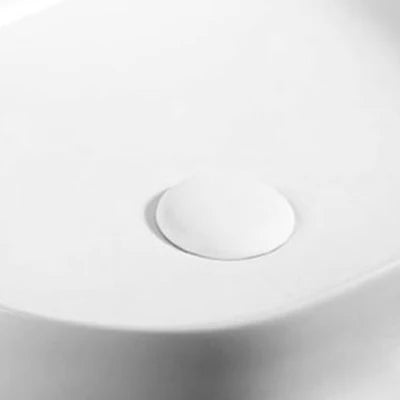 PILETTA LAVABO CLICK CLACK FEELING SENZA TROPPO PIENO- Tappo Bianco Opaco- RAK- pezzi 1