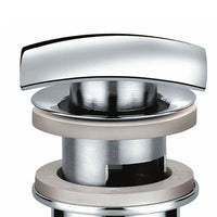 PILETTA LAVABO CLICK-CLACK TAPPO QUADRO CON TROPPO PIENO- 1 1/4- DH- pezzi 1