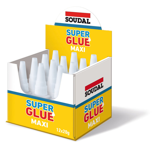 Soudal COLLA ''CYANOFIX SUPERGLUE MAXI'' gr.20 , pz.12
