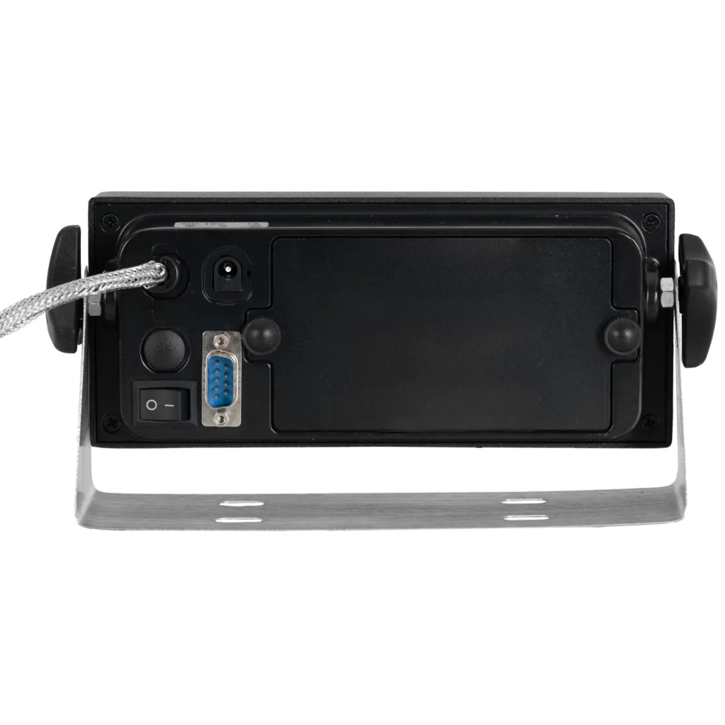Bilancia da pavimento 1500 kg / 0,5 kg 127 x 84 cm con display LCD esterno acciaio inox plastica nera 14_0008313
