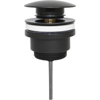 PILETTA CLICK CLACK D 1.1/4 C/TROPPO PIENO  NERO- 1,0 pz