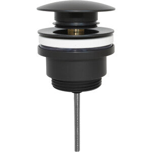 PILETTA CLICK CLACK D 1.1/4 C/TROPPO PIENO  NERO- 1,0 pz