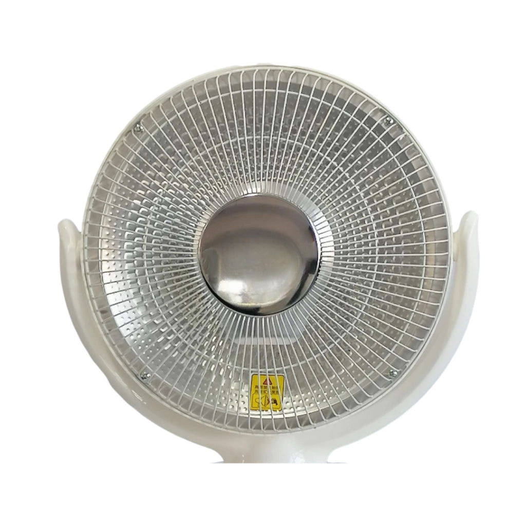Stufa Elettrica Fibra Carbonio 900W Basso Consumo 2 Potenze Timer Oscillante