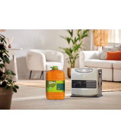 Combustibile liquido inodore per stufe Spark 20 litri ecologico a basse emissioni Qlima