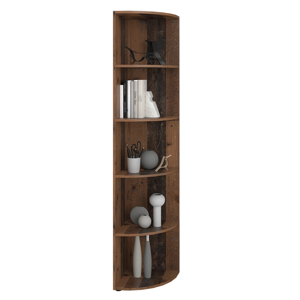 Vicco Libreria angolare da terra Legno antico 40 x 180 cm