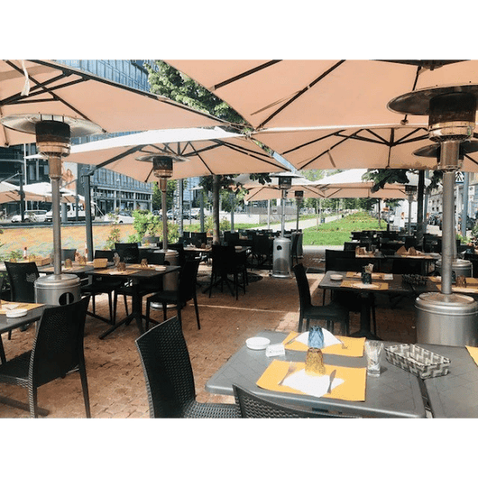 STUFA A GAS 'FUNGO' 12000 Watt - acciaio inox - IDEAL STAR