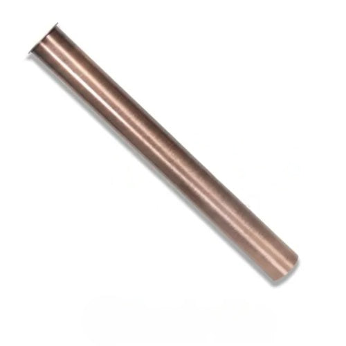 CANOTTO IN OTTONE CON FLANGIA- D. 26x300 Ramato/ Flangia 1- DEBOR- pezzi 1