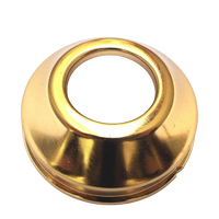 ROSONE IN OTTONE PER WC DIAM. 76 MM- Foro 30 mm -  Dorato- DEBOR- pezzi 1