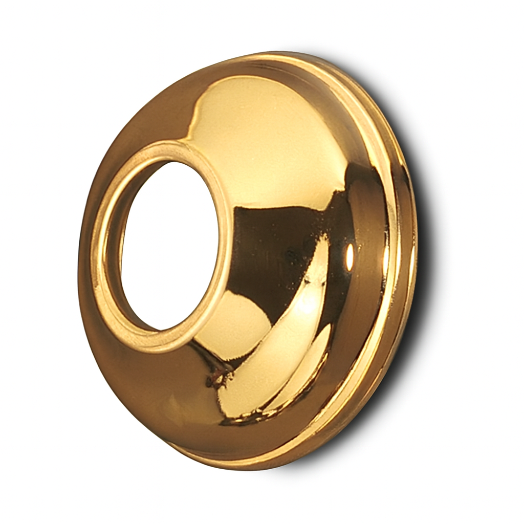 ROSONE IN OTTONE PER WC DIAM. 76 MM- Foro 26 mm -  Dorato- DEBOR- pezzi 1