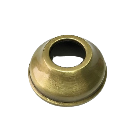 ROSONE IN OTTONE PER WC DIAM. 76 MM- Foro 32 mm -  Bronzato- DEBOR- pezzi 1